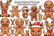 Crochet Yarn Christmas PNG Bundle, an Illustration by SinaCreation (Thumbnail 1 of 7)