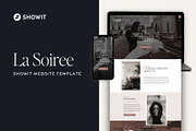 Aesthetic Showit Website Template, a Websites & App Template by Monarch Design Co. (Thumbnail 1 of 9)