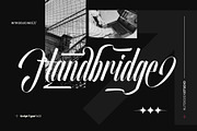 Handbridge Font, a Script Font by alit design (Thumbnail 1 of 15)