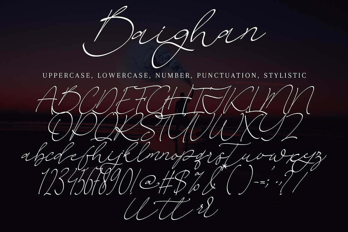 Baighan, a Handwritten Font by pineungtype (Photo 6 of 6)