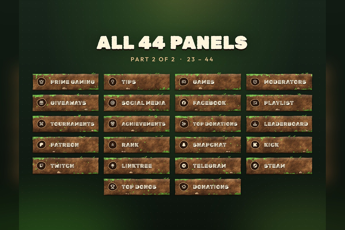 Earth Twitch & Kick Panels, an Object Graphic by Gear Store (Photo 3 of 7)