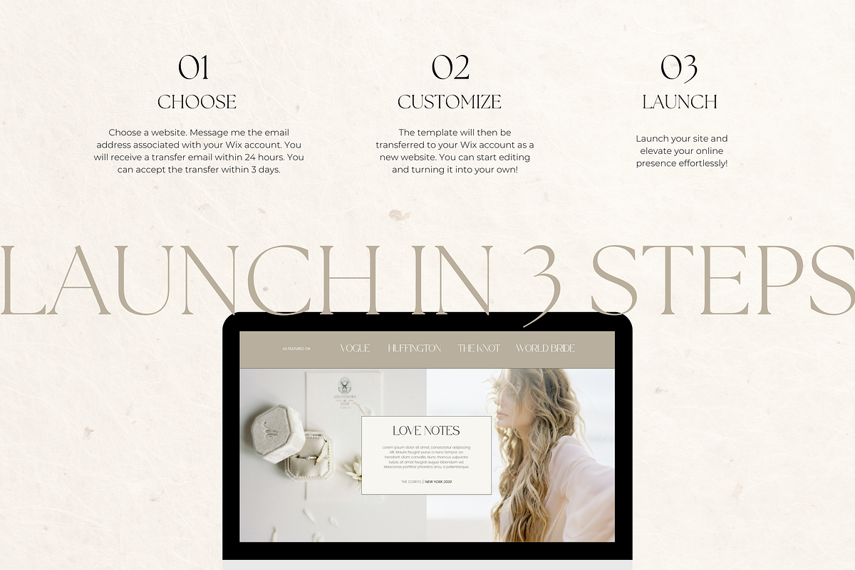 Wix Website Template Photography, a Wix Template by Branding Babe Co. (Photo 5 of 10)
