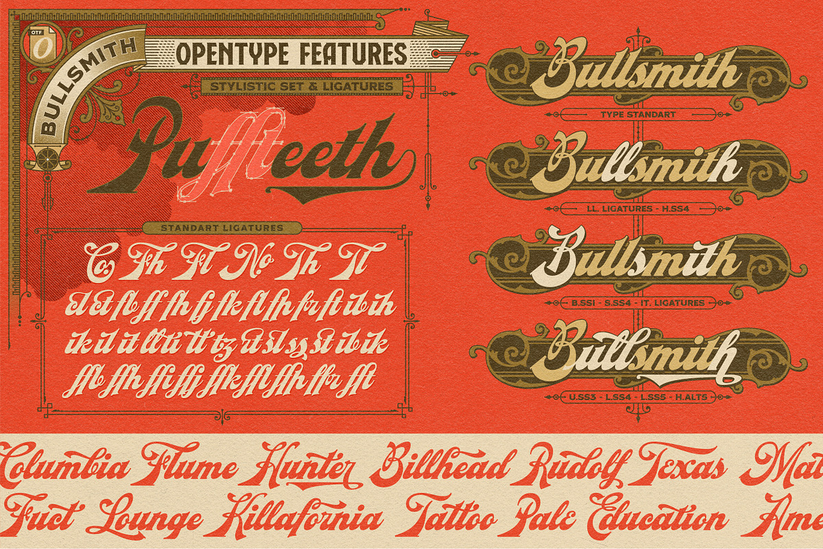 NS BULLSMITH Fonts preview 8