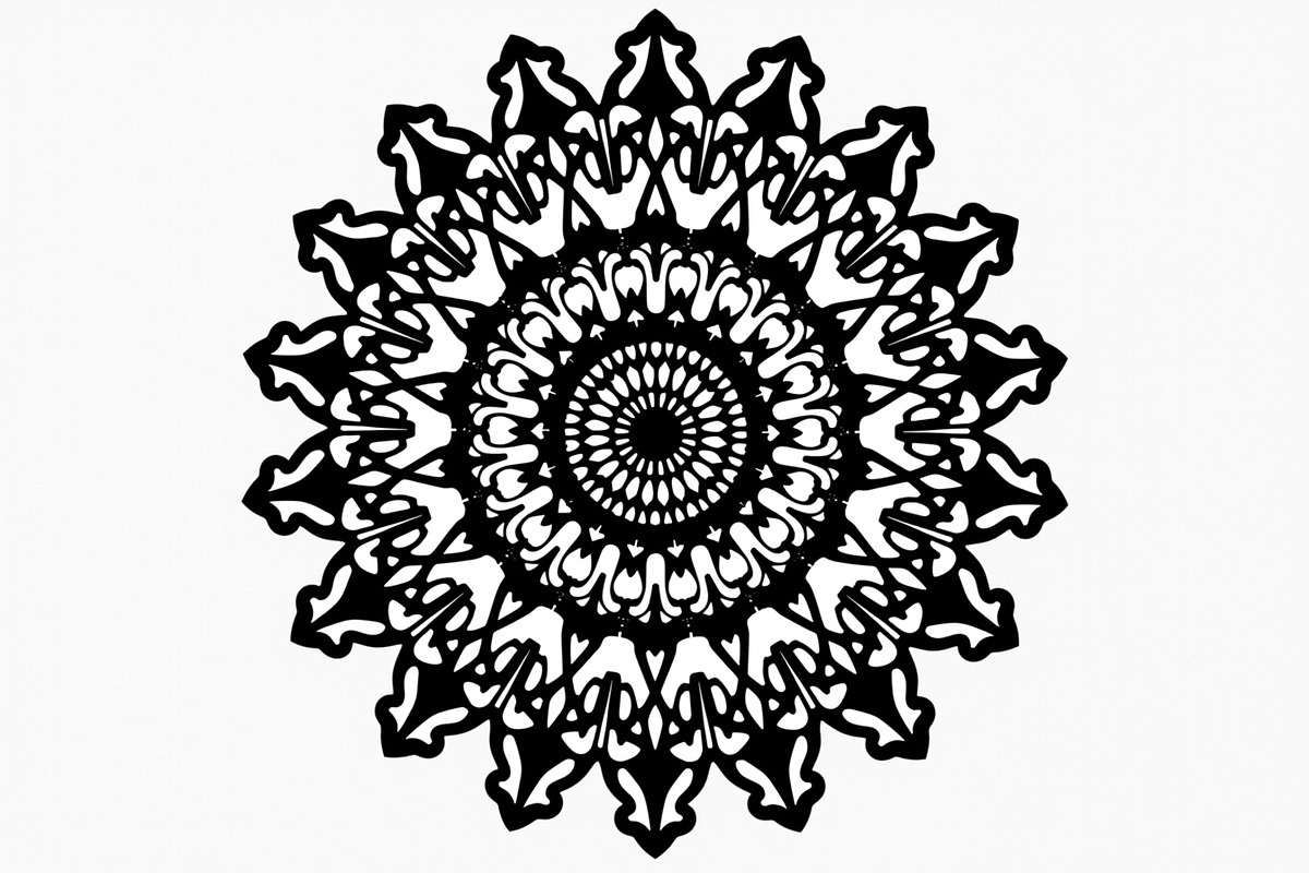 Elegant Mandala Silhouette Bundle, an Illustration by BIPLOB EXPERT (Photo 12 of 21)
