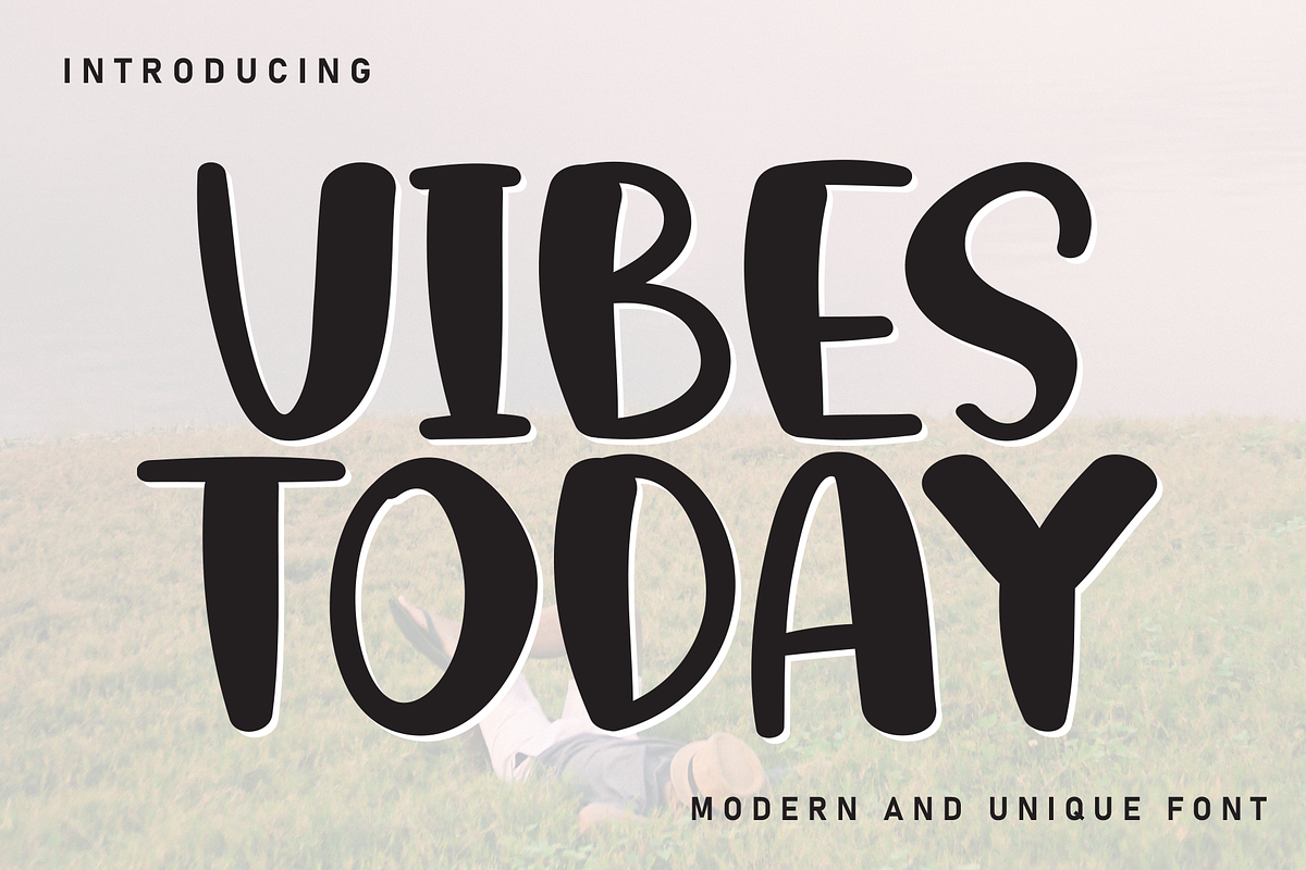 Vibes Today | Script Font, a Script Font by Scratchones (Photo 1 of 8)
