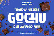 Gochu - Display Font, a Sans Serif Font by trabaskriya (Thumbnail 1 of 9)