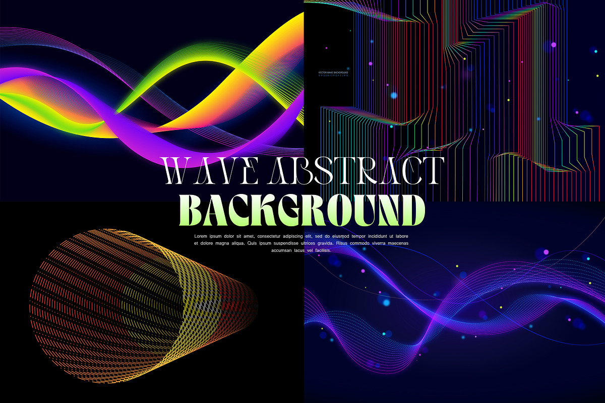 Waves Abstract Background, a Background Graphic by Artlogs x Modaldesain (Photo 1 of 9)