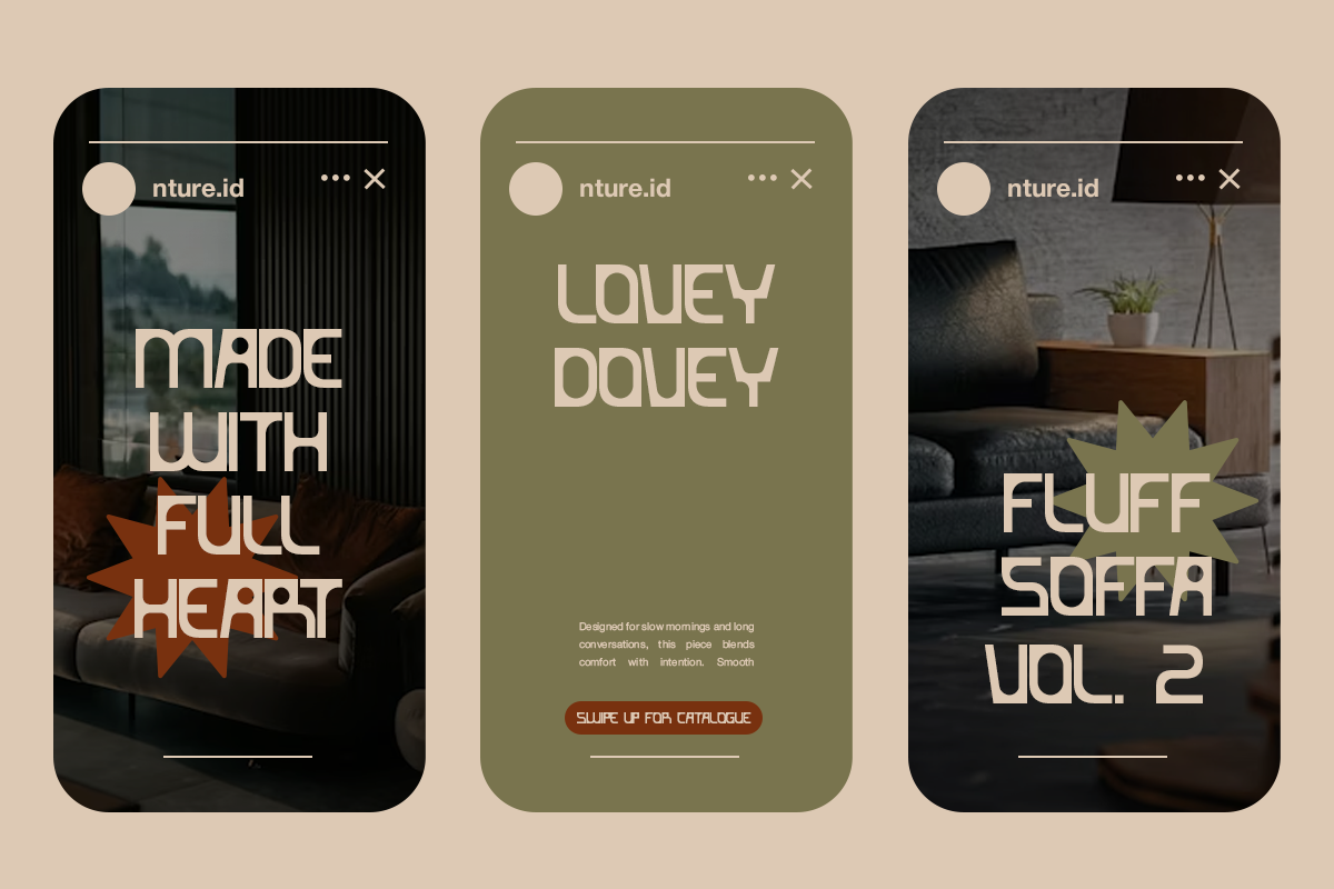 Rainke - Modern Furniture Brand Font, a Sans Serif Font by Pandeka Studio (Photo 4 of 9)