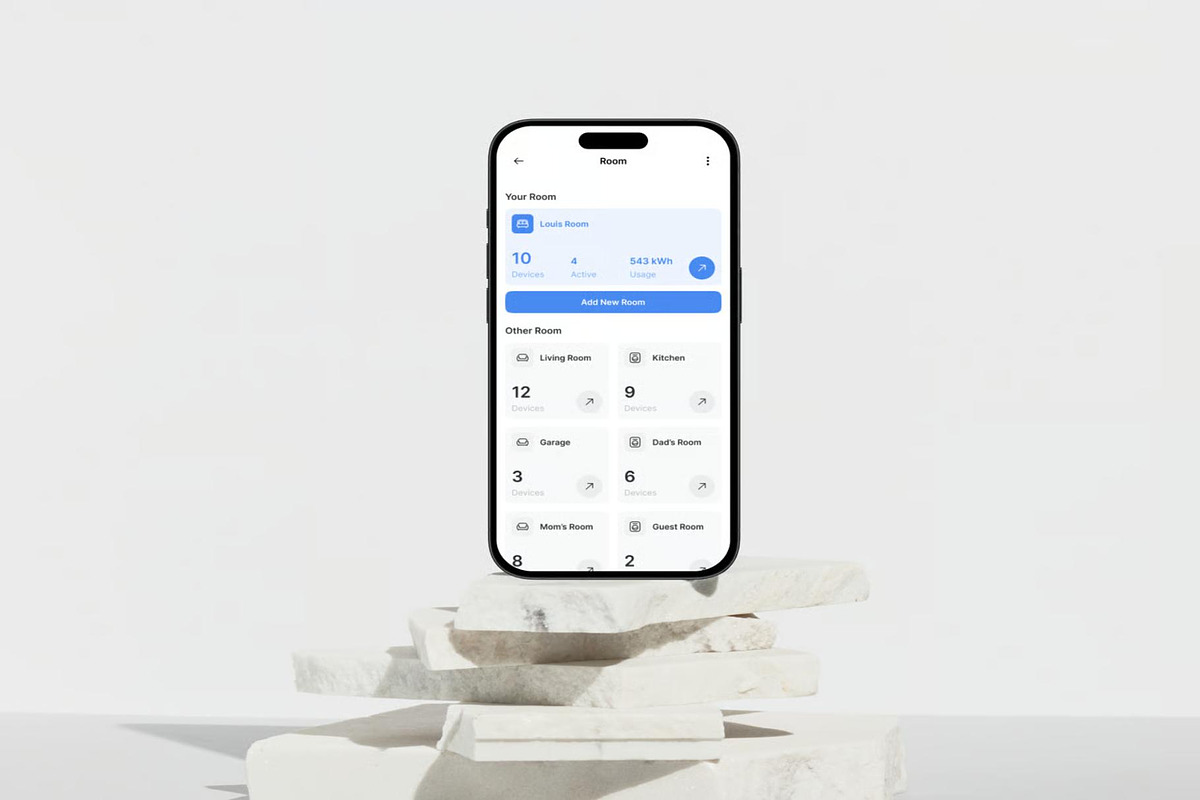 Nova - Smart Home Mobile App UI KIT, an UI Kit Template by Lumina_ui_ux202 (Photo 2 of 7)