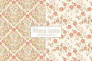 Whimsy Garden Floral Patterns, a Pattern Graphic by Eclectic Anthology (Thumbnail 2 of 14)