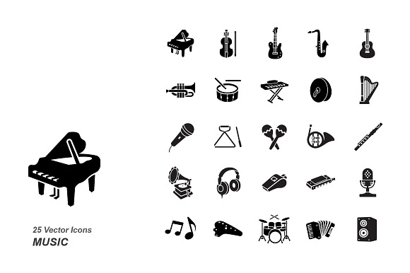 Music Vector Icons