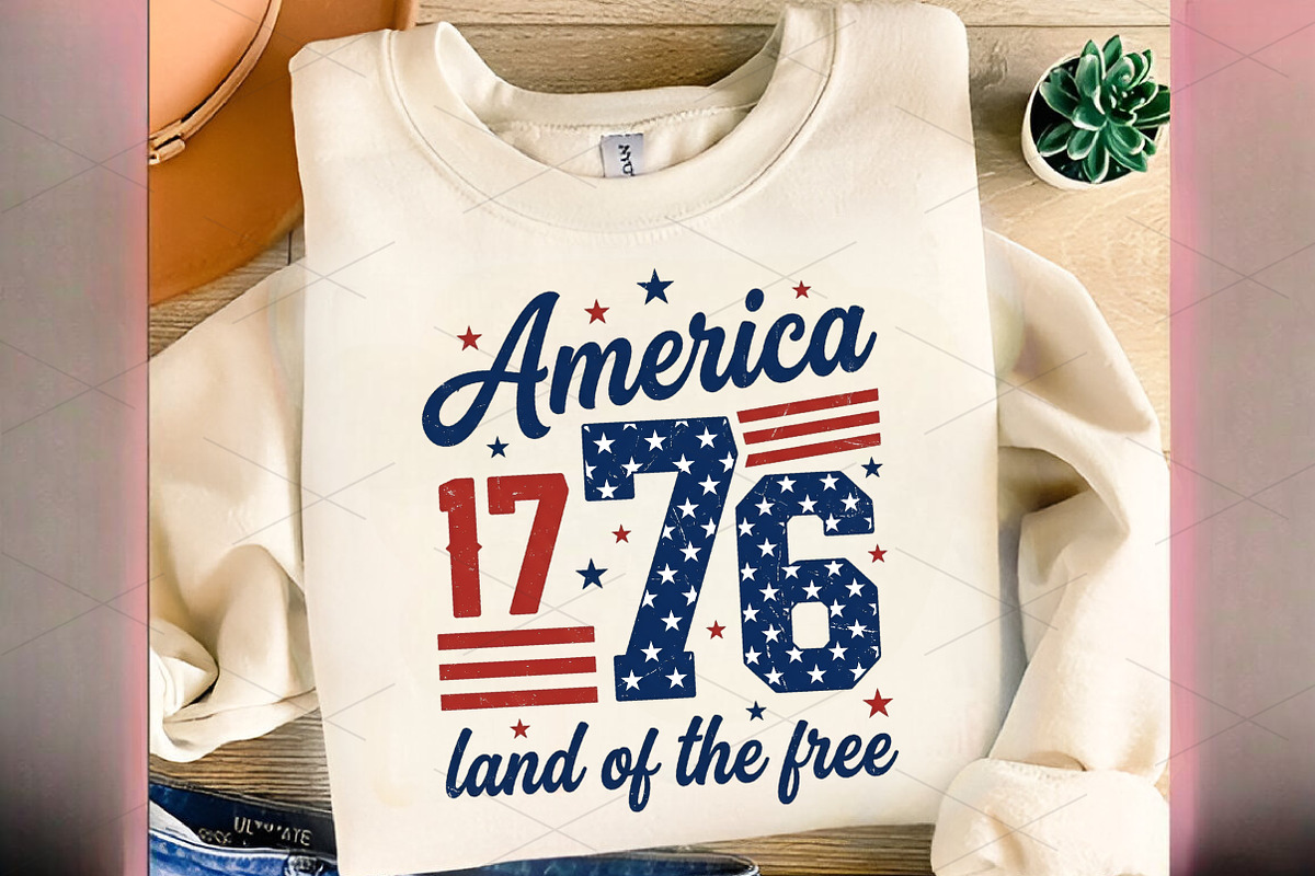 America 1776 Patriotic SVG PNG, an Illustration by OK Design (Photo 3 of 4)