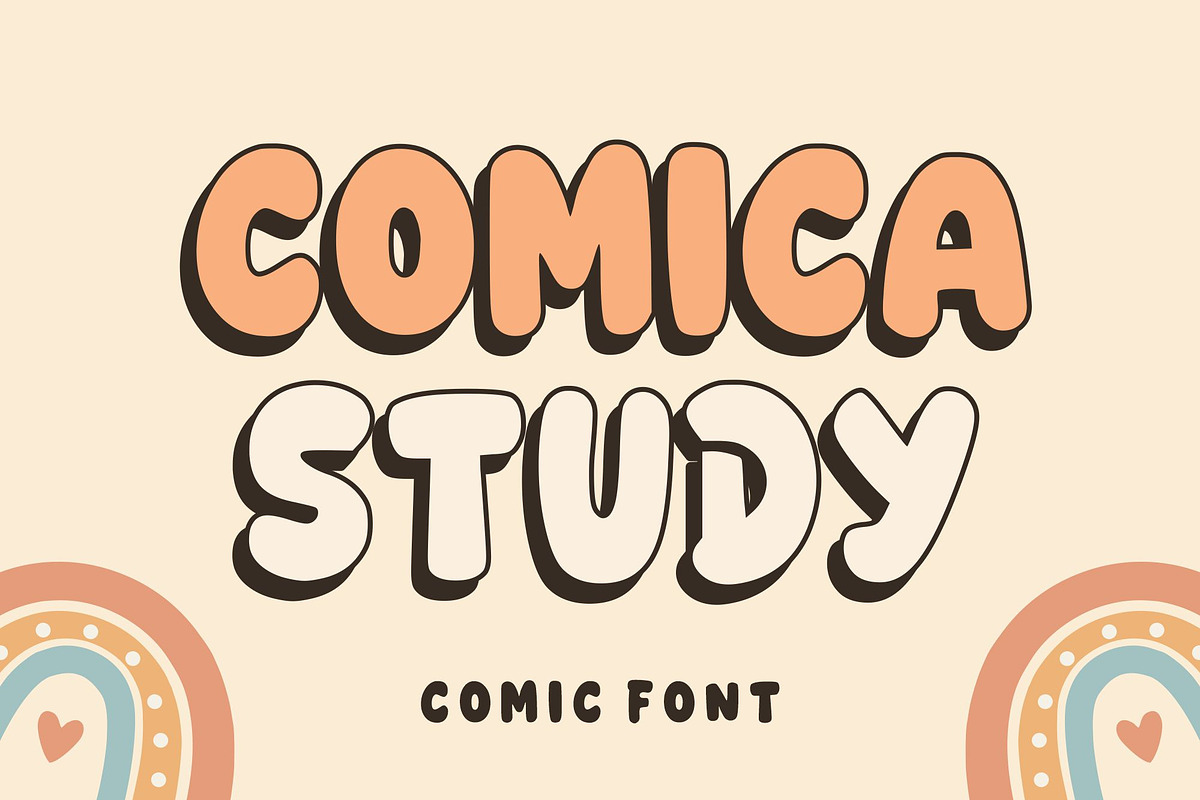 Comica Study, a Font by Limited.studio (Photo 1 of 4)