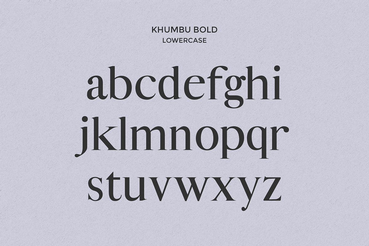 Khumbu typeface, a Serif Font by Dene Studios (Photo 5 of 11)
