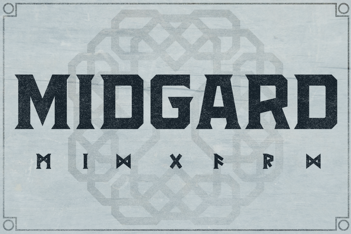 Midgard, a Font by Deadbolt Design Lab (Photo 1 of 5)