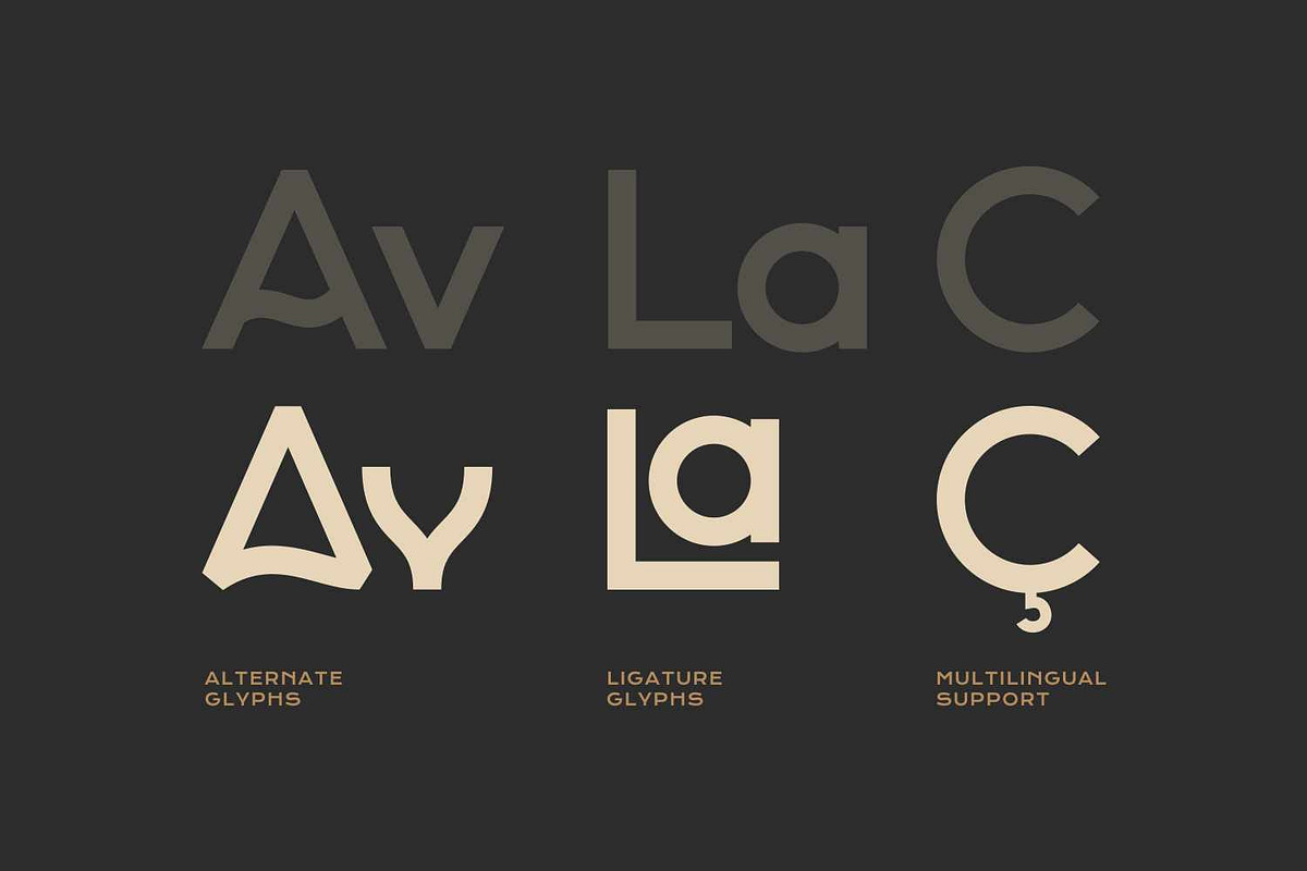 Cemains - Vintage Sans Serif Font, a Sans Serif Font by Imoodev (Photo 3 of 5)