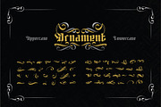 Herkaloya - Ornament Blackletter, a Blackletter Font by Ekahermawan (Thumbnail 9 of 10)
