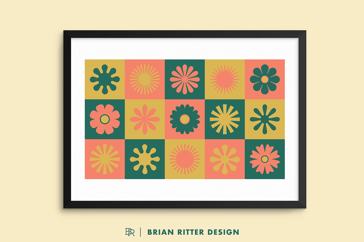 100 Mid-Century Shapes, an Object Graphic by Brian Ritter Design (Photo 3 of 6)