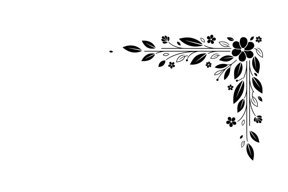 Floral Corner Ornament Clipart Bundl, an Illustration by Creativeshirt (Photo 7 of 48)