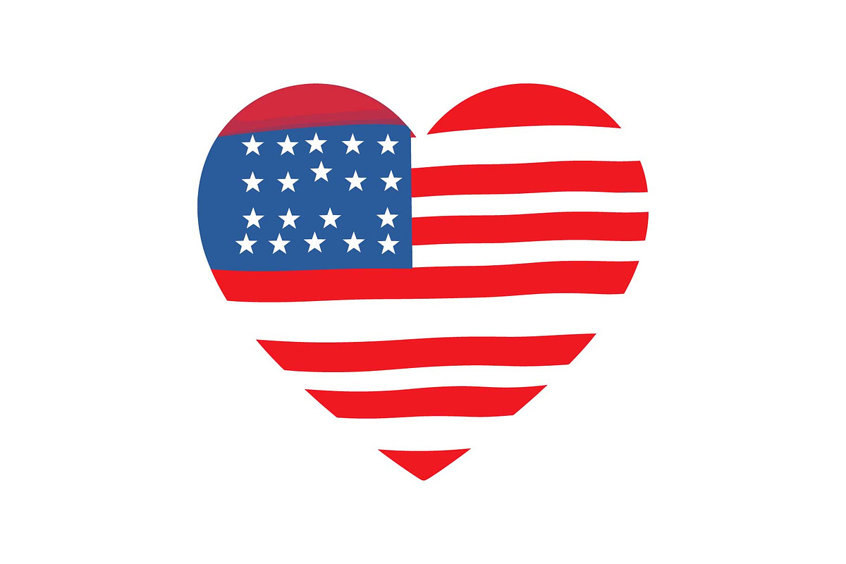 USA Eagle Heart Icons Bundle, an Object Graphic by yasushie (Photo 9 of 12)