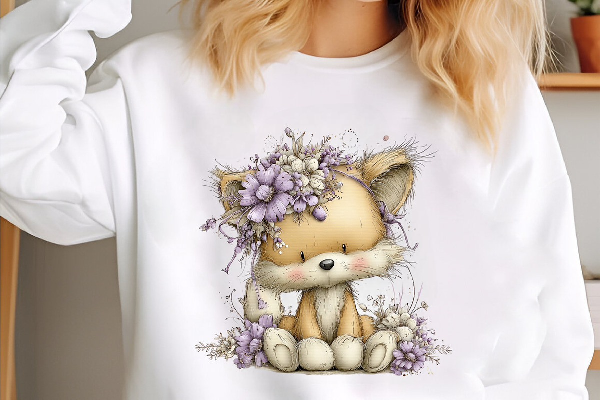 Whimsical Spring Animals Clipart, an Illustration by designcity5 (Photo 3 of 5)