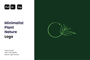 Minimalist Plant Nature Logo, a Branding & Logo Template by Luxury Logos (Thumbnail 1 of 4)
