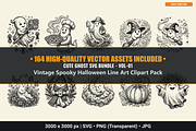 Cute Ghost SVG Bundle Vol - 01, an Object Graphic by XPERTDESIGNER (Thumbnail 1 of 21)