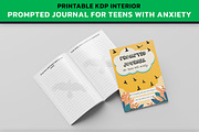 KDP Journal for Teens with Anxiety, an Illustration by PublishingHelper (Thumbnail 3 of 4)