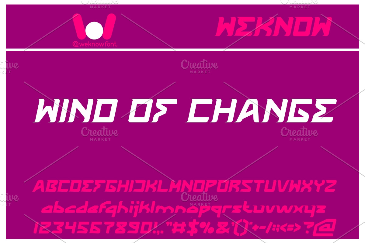 the wizard of one click font, a Font by weknow (Photo 3 of 5)