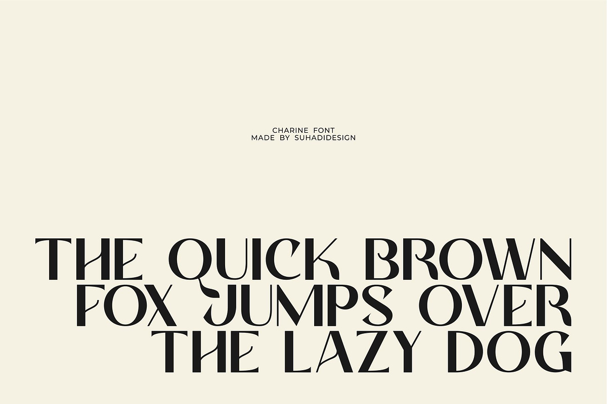 Charine - Modern Sans Serif Font, a Sans Serif Font by suhadidesign (Photo 2 of 10)