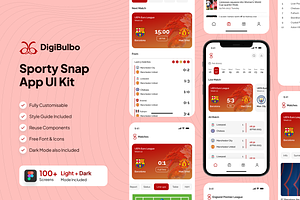Sporty Snap - Football App UI Kit
