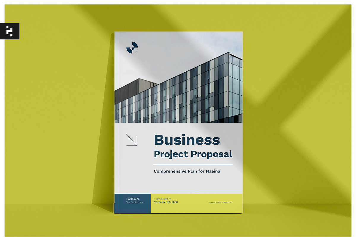 Minimal Business Proposal, a Stationery Template by Neermana (Photo 1 of 12)