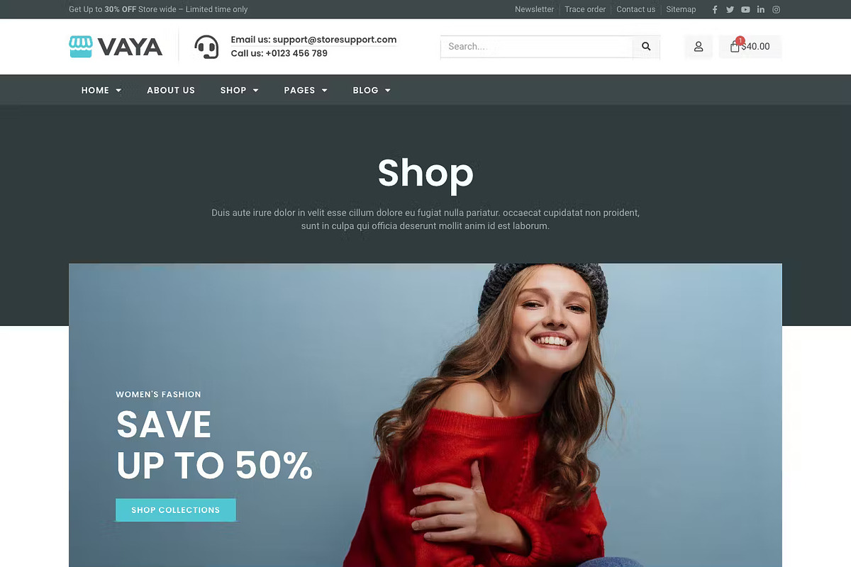 WooCommerce Elementor Template Kit, an UI Kit Template by UInstrument (Photo 7 of 9)