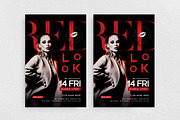Red Look Flyer + Instagram Post, a Flyer Template by Touringxx Creative Studio (Thumbnail 1 of 3)