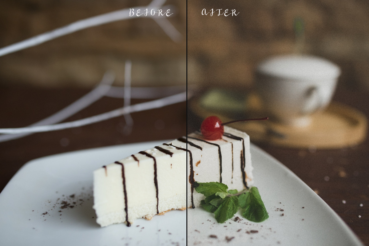 10 Food presets for lightroom preview 3