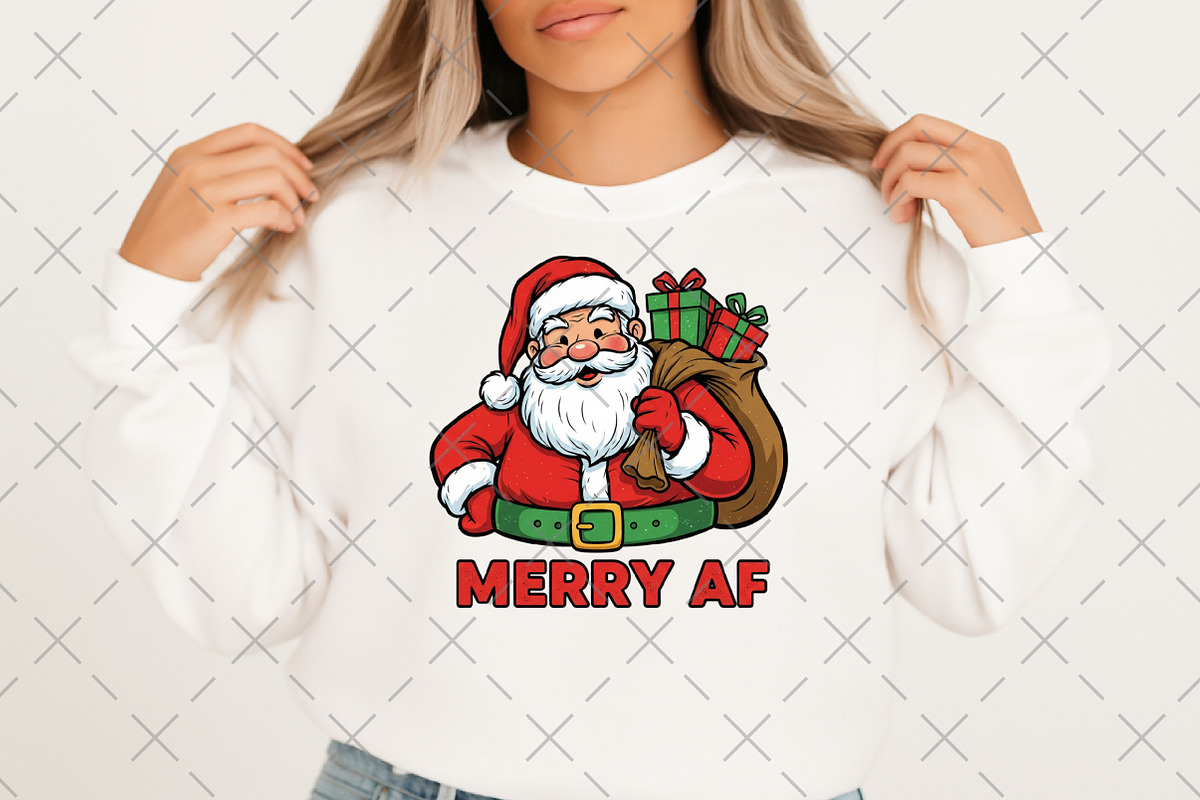 Funny Santa Claus PNG, an Illustration by Craft Nest (Photo 4 of 6)