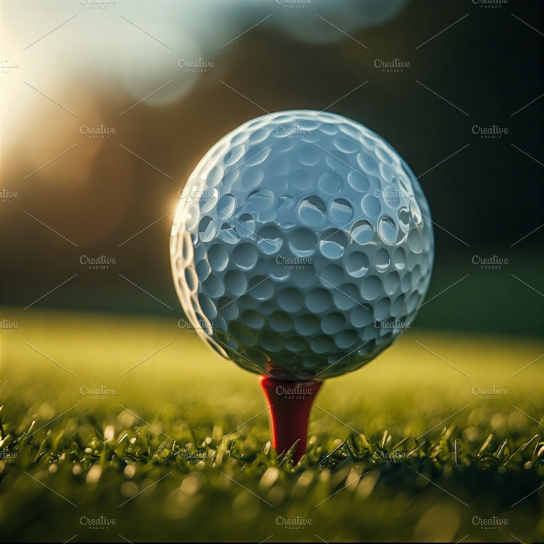 Golf ball stock image, a Photo by ComfortQ