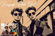 Risograph Photo Effect, an Action Add-On by 3d_model_tifotizi (Thumbnail 1 of 3)