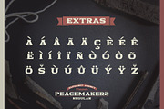 PEACEMAKER FONT SERIES, a Slab Serif Font by Alphabet Agency (Thumbnail 10 of 13)