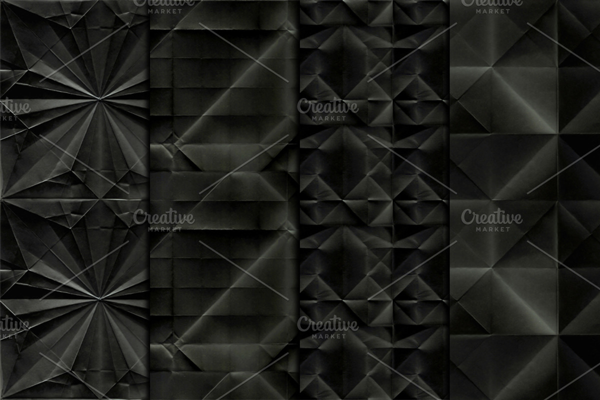 Seamless Folded Paper Texture preview 3