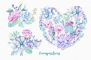 SALE! Succulents & Cactuses, an Illustration by Irina Diasli (Thumbnail 3 of 8)