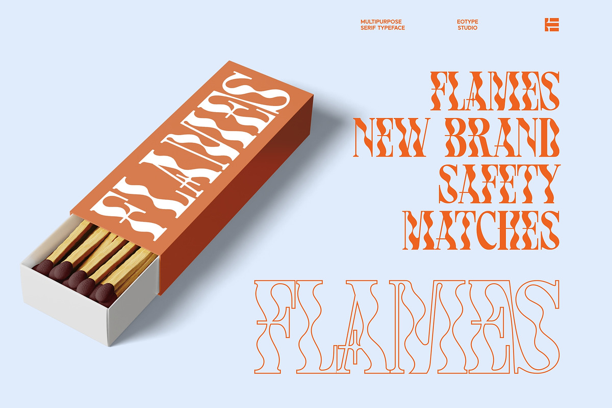 Flowsun | Psychchedelic Serif Font, a Serif Font by Eotype Studio (Photo 6 of 11)