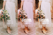 Vintage Wedding Photoshop Action preview 3