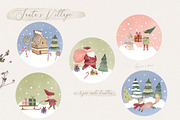 Santa's Village, an Illustration by Flora+Bear (Thumbnail 3 of 7)