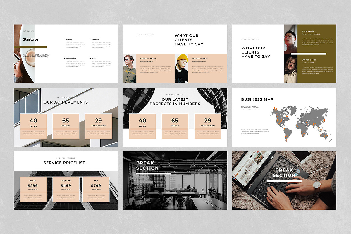 Feast - PowerPoint Template, a Presentation Template by Bervisual