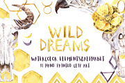 -20% Wild Dreams Watercolor Set, an Animal Illustration by Cat In Colour (Thumbnail 1 of 6)