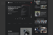 Wireless HD webcam UI Design, a Landing Page Template by skshihabulislam (Thumbnail 1 of 2)