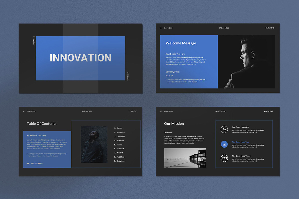 Innovation Presentation Template, a Presentation Template by Art Design Shop (Photo 2 of 7)