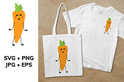 Carrot is a funny cartoon vegetable, an Object Graphic by jelisua88 (Thumbnail 1 of 3)