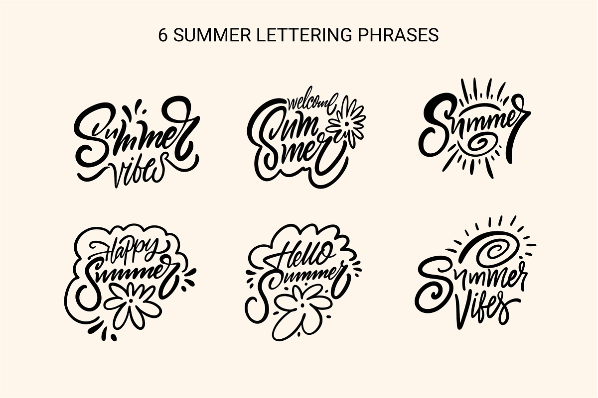 Summer Illustrations & Doodles Set, a Seasonal Illustration by Oktyabr (Photo 8 of 10)